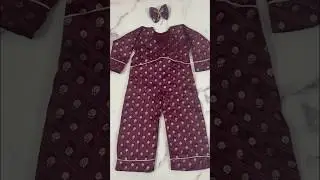 Braucade kids Jumpsuit 🌸 #jumpsuit #kids #clothing #kidswear #brocade