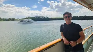 BARRA BONITA - SP. NOV/2025.  Passeio de barco na Eclusa do Rio Tetê.