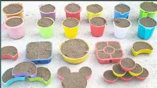 Satisfying Amezing ASMR Sand clay making desert sand Cake minuture