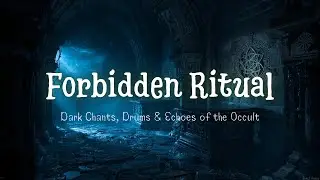 Forbidden Ritual Ambience 1 Hour | Dark Chants, Drums & Echoes of the Occult