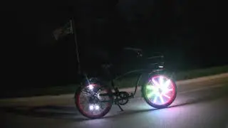 LED Bike wheel  lights, bicycle whip lights