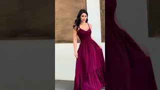 Vestido Let&iacute;cia Marsala: Eleg&acirc;ncia e Estilo em um S&oacute; Look #vestidolongo  #moda #dress