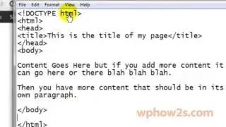 HTML5 Basics - #5 Nesting