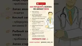 👉 Как определить болезнь по запаху пота ✔️☝🏻 Полезно от 