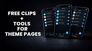 Theme Page Clips and Tools for FREE