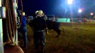 Steve Plummer wins bull riding at Gladwin Super Kicker