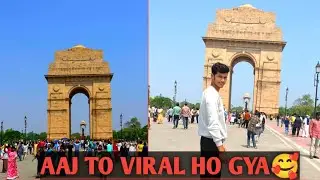 India gate pe Mila chota MC Stan😇😂#indiagate #motivation #anshulvlog #anshulvlogs @_anshul_1697