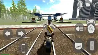 GHOST RIDER VS TRAIN FIGHT - NEW GAME PLAY - INDIAN BIKE DRIVER 3D - GAME PLAY #RSLION 