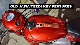 OLD JAWA / YEZDI KEY FEATURES  #2strokepistons #yezdi #trending #feed #rx100 #rajdoot175 #bullet