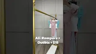 Rompers + Outfits = $15! #shorts