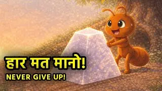 हार मत मानो | Never Give Up! | Moral Story | Kidz Kindle #cartoon #fyp  #moralstory