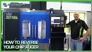 Как реверсировать шнек или конвейер для стружки | Учебное пособие Milltronics