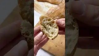 BAGUETTE VIRAL SIN AMASAR #recetas #pan #casero #receta #recetas #viral #baguette #cocina #cocinar