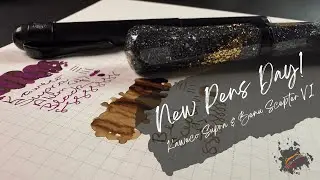 New Fountain Pens Day | 💫 Kaweco Supra & Benu Scepter VI 💫  | First Impressions, Ink Test