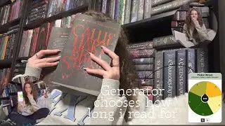 Letting a random generator choose how long I read for - (Spoilers)