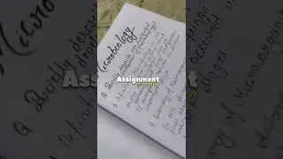BSc.MLT assignment college 2026 #trendingshorts #viralreelsvideo #minivlog #shortvideoformat