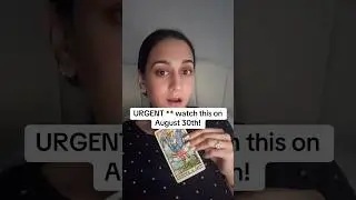 URGWNT ** watch this on August 30th!