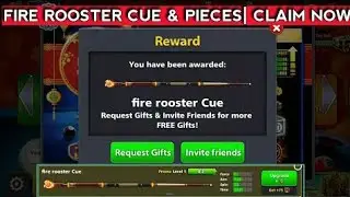 Fire Rooster cue with pieces free . Get them now .