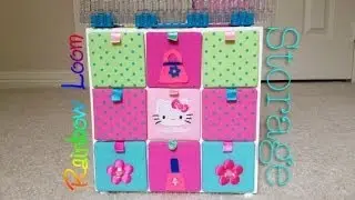My Rainbow Loom Storage
