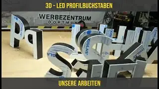 CNC Fr&auml;sen - Profilbuchstaben - 3D Buchstaben