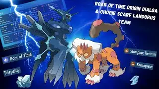 ORIGIN FORM DIALGA & CHOICE SCARF LANDORUS HAVE A ROARING TIME IN REGULATION G - Pokemon S/V VGC