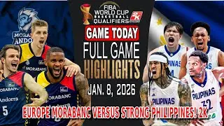 GILAS PILIPINAS vs MORABANC GAME TODAY January 8, 2026 - Shocking No Retreat No Surrender Game! 2k