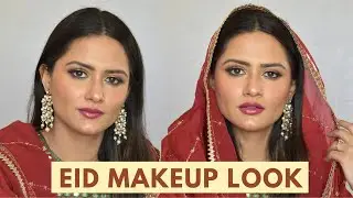 EID MAKEUP LOOK in 2022 | Simple & Easy Festive Glam (in 10 mins) | Vibe with Vartika