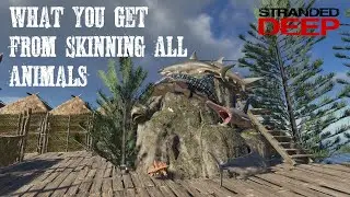 What Do You Get From Skinning All Animals In Stranded Deep Bats Seagulls Marlin Fish Sharks Find Out
