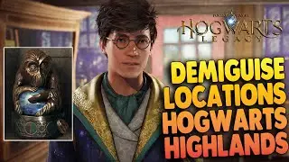 Where to Find all Demiguise Moon Statues in HOGWARTS HIGHLANDS in Hogwarts Legacy