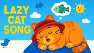 🎵 Lazy Cat Song | Fun Kids Action Song | Sing Along & Pretend to Be a Cat! |  Bi-Lee Kids Channel