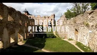 Dobele Castle ruins | 2022 | Dobeles Pilsdrupas | 4k
