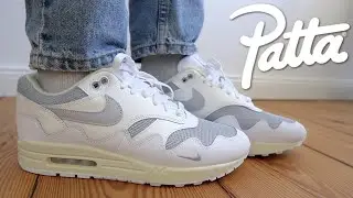 THE CLEANEST WAVE - PATTA NIKE AIR MAX 1 WAVES WHITE REVIEW & ON FEET
