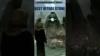 BEST RITUAL STONE for MAGE CHARACTERS? [SKYRIM] #shorts