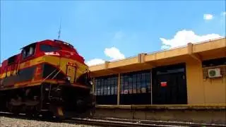 KCSM Morelia Maniobras de patio y mas trenes (Full HD)