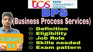 TCS BPS | business process services | Definition | Eligibility | Job role | Salary | #EngineersPoint