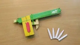 How to make a Mini Pocket Gun That shoots (powerful Nano Pop stick  Gun ) - Easy Tutorials