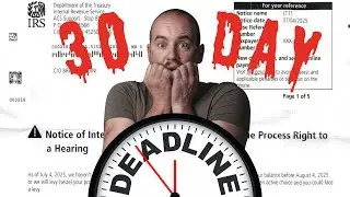 LT11  Final Notice Before the IRS Takes Your Stuff.  Watch before the 30-day deadline runs out