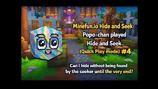 Minefun.io Hide and Seek Popo-chan played Hide and Seek (Quick Play mode) #4 ポポちゃんかくれんぼを凸!! #4