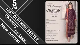 Chantilly's Vol. 5 Winter collection 2023/ New stock Alert/ Embroidered Dhanak with wool shawl
