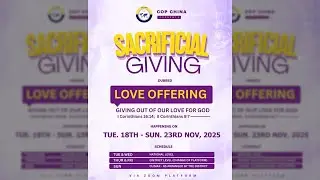 PIWC Nanjing | Climax service of the Sacrificial giving dubbed 