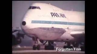 Pan Am Boeing 747-121 - Super 8 footage 1984
