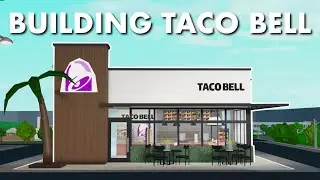 Building A TACO BELL In My BLOXBURG TOWN!