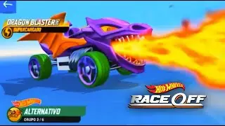 Hot Wheels Race OFF:  Dragon Blaster in action // Levels: 11-12-13-14-15-16-17-18