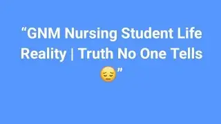 GNM nursing students life reality 🥲🥲👩&zwj;⚕️ #nursing #nursingstudent #reality #viral @SimpleNursing 