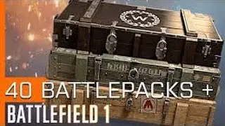 BattleField 1 HUGE 40x BattlePack Opening