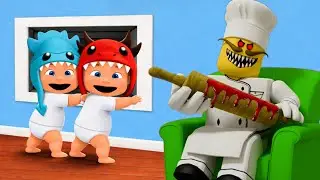 Baby Dino Escapes EVIL PIZZERIA!