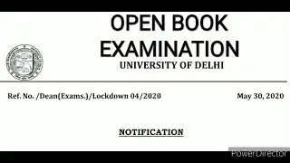 Open book examination guidelines | sol/ncweb | final year students