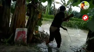 Jala ikan saat banjir bonus lele jumbo @Fishing lur @bgs Fishing lur @warwer nyeker