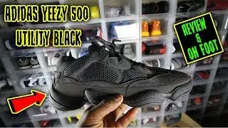 ADIDAS YEEZY 500 UTILITY BLACK REVIEW & ON FOOT