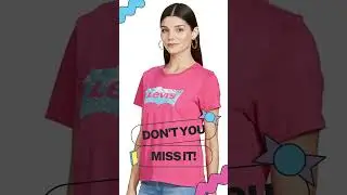 Levi's Women's Regular Fit T Shirt#fashion #youtubeshorts #shorts #viralshorts